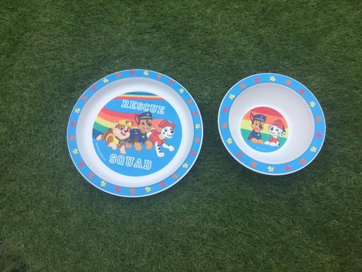 Buy & Sell Wrexham - Wales Chirk - Wrexham - Photos for Paw patrol plastic plate & bowl