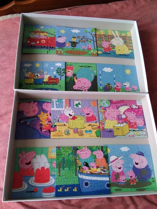 Buy & Sell Derbyshire North East Derbyshire - Photos for 12 in 1 Peppa pig jigsaws