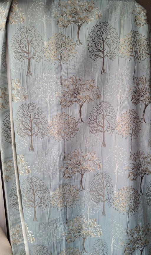 Buy & Sell West Midlands Dudley - Photos for Duck Egg Patterned lined curtains 90x90