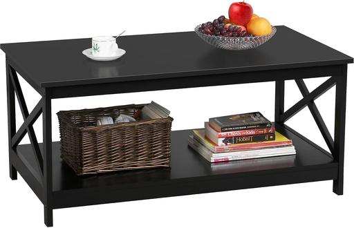 Buy & Sell West Midlands Birmingham - Photos for 2-Tier Wood Coffee Table with Storage Shelf