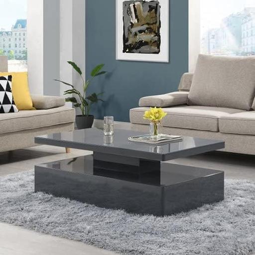 Buy & Sell Central London - Photos for Glass Top High Gloss Coffee Table