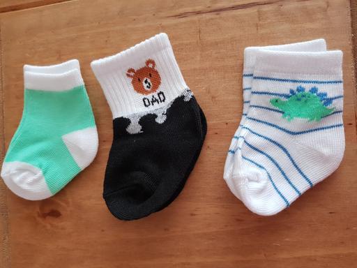 Buy & Sell Lancashire Blackpool - Photos for Baby socks x 3 age 0-6 mths NEW