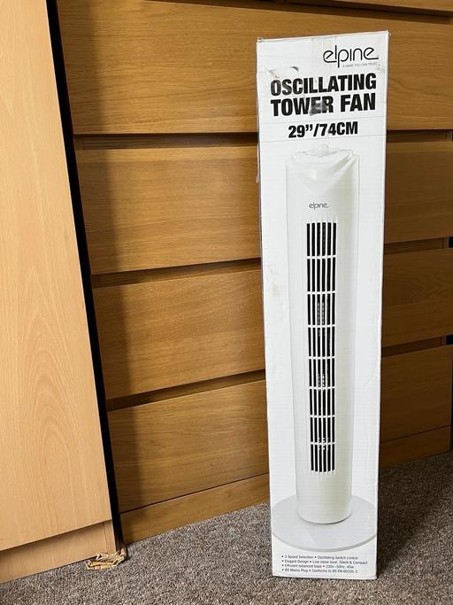 Buy & Sell Central London Farringdon - Central London - Photos for Oscillating Tower Fan 29”/74 cm white