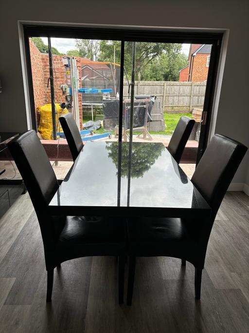 Buy & Sell Greater Manchester Wigan - Photos for Solid Marble Dining Table in Black