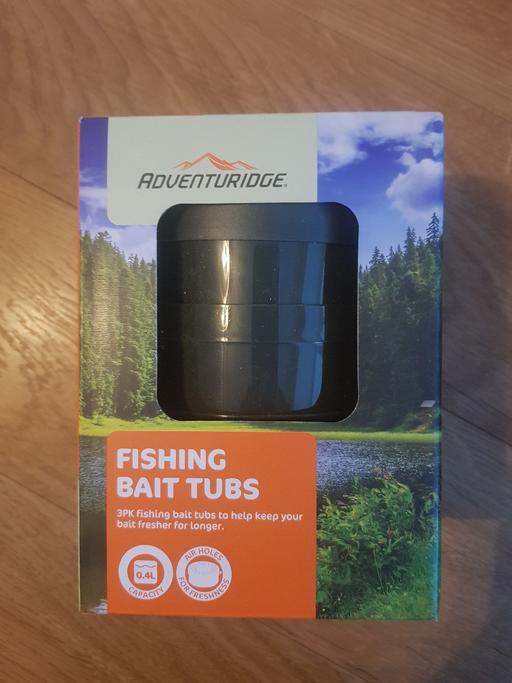 Buy & Sell Greater Manchester Bolton - Photos for 3 fishing bait tubs