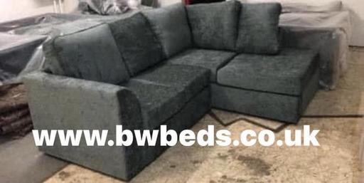 Buy & Sell South Yorkshire Rotherham - Photos for BYRON CORNER SOFA - FIXED BACK - GREY CARLTON