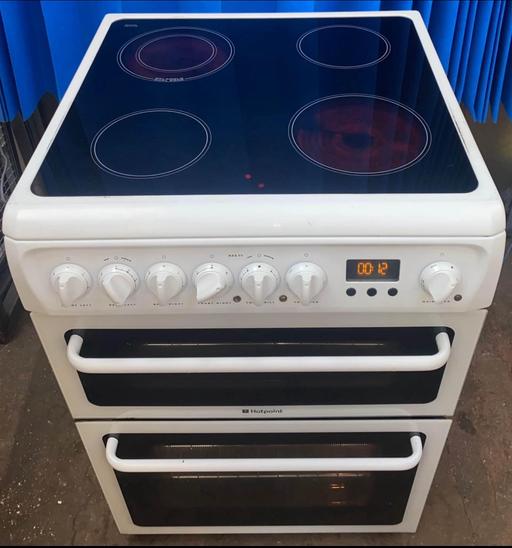 Buy & Sell West Midlands Birmingham - Photos for Hotpoint HAE61P 60cm Double Oven Electric Cer