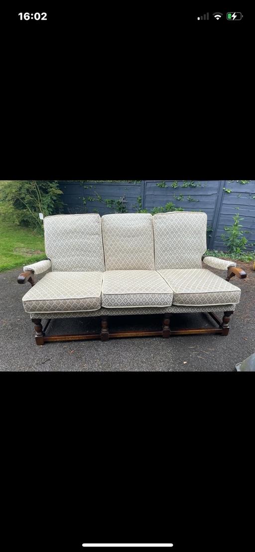 Buy & Sell Cheshire East Over Alderley - Cheshire East - Photos for Mid Century 3 Seater Sofa