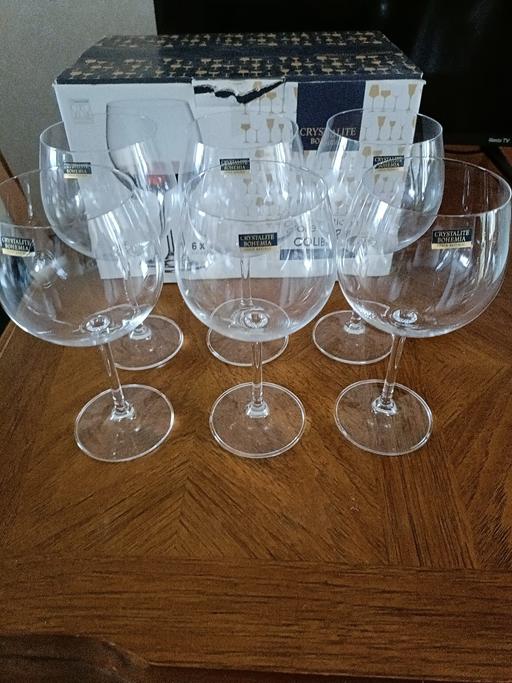 Buy & Sell South East London Crook Log - South East London - Photos for 6 red wine glasses crystalite Bohemia