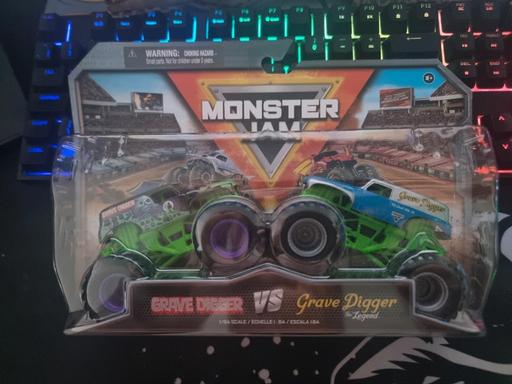 Buy & Sell Tyne and Wear North Tyneside - Photos for Hot Wheels Monster Jam Grave Digger 2 Pack