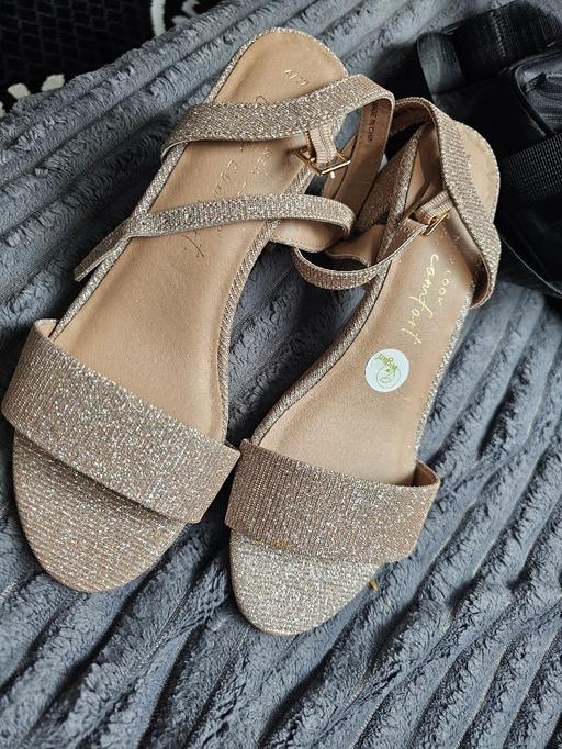 Buy & Sell East London All Saints - East London - Photos for Rose gold sandals - Brand New