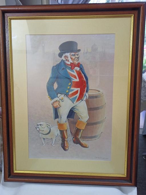 Buy & Sell West Midlands Birmingham - Photos for VINTAGE JOHN BULL PRINT D.R.MORGAN.