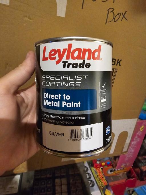 Buy & Sell West Midlands Sandwell - Photos for Leyland metal paint silver new