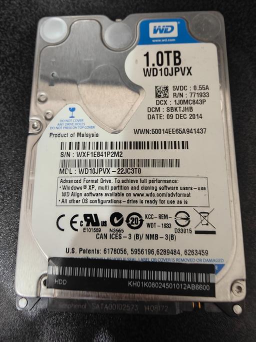 Buy & Sell West Yorkshire Leeds - Photos for Western Digital WD10JPVX 1TB 2.5 Laptop