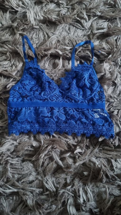 Buy & Sell West Yorkshire Kirklees - Photos for Shein Blue Lace Crop Top - xs