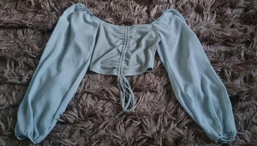 Buy & Sell West Yorkshire Kirklees - Photos for Boture Teal Blue Long Sleeved Crop Top - xs