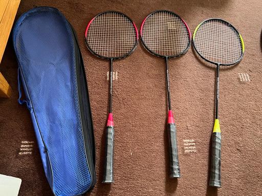 Buy & Sell East London Cann Hall - East London - Photos for KandyToys 3 Badminton Rackets with bag