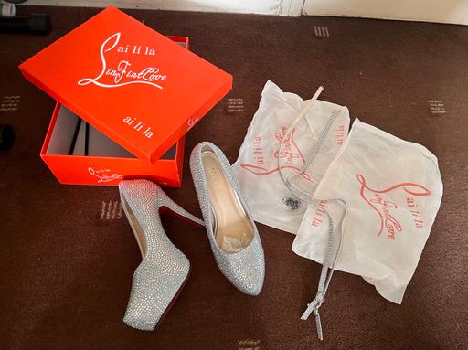 Buy & Sell East London Cann Hall - East London - Photos for High Heel Diamante Platform Court Shoes