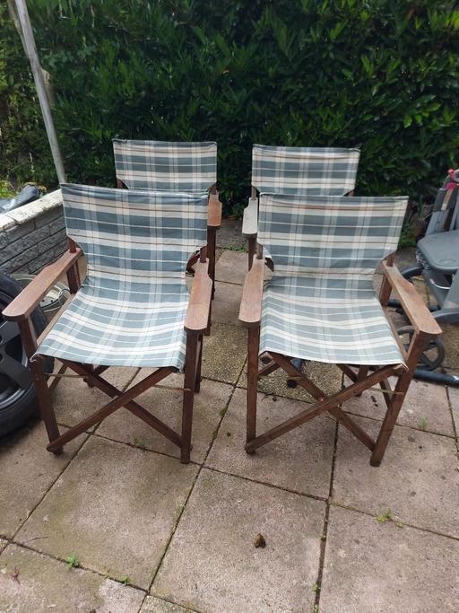 Buy & Sell West Midlands Birmingham - Photos for 4 director's chairs/ foldable garden chairs