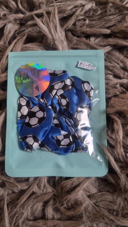 Buy & Sell West Yorkshire Kirklees - Photos for Dark Blue Football Scrunchie