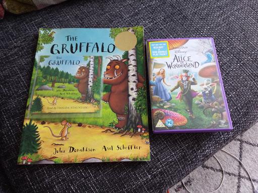 Buy & Sell Devon Teignbridge - Photos for GRUFFALO BOOK & CD, ALICE IN WONDERLAND DVD