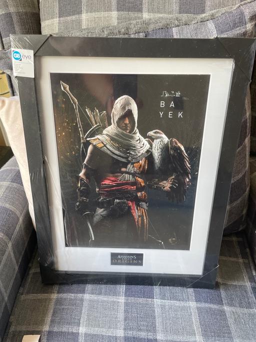 Buy & Sell Hampshire Havant - Photos for Assassins creed Bayek framed picture