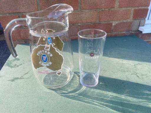 Buy & Sell Norfolk South Norfolk - Photos for Fosters glass jug and glass