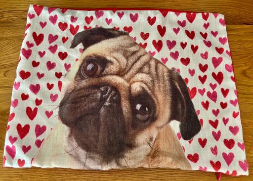 Buy & Sell Nottinghamshire Ashfield - Photos for Cushion Cover PUGalicious hearts ❤️