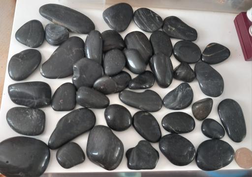 Buy & Sell Merseyside Saint Helens - Photos for large lot of black beach pebbles