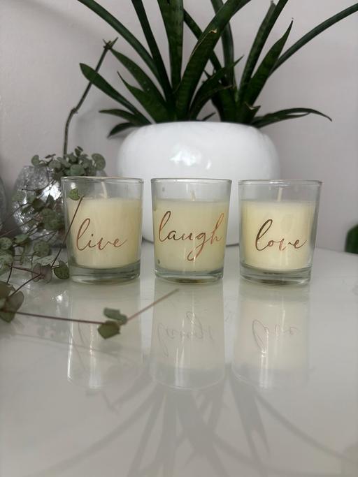 Buy & Sell Gloucestershire South Gloucestershire - Photos for Candle Live Laugh Love Candles positive quote