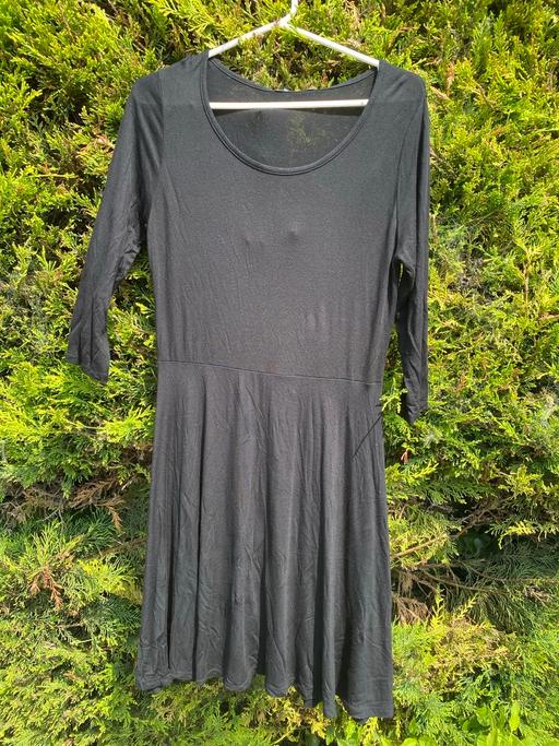 Buy & Sell North Northamptonshire Great Addington - North Northamptonshire - Photos for Basic Black Fit n Flare Dress Size 14