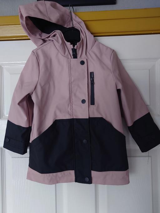 Buy & Sell Leicestershire Charnwood - Photos for Girls pink/black coat size 3-4 years