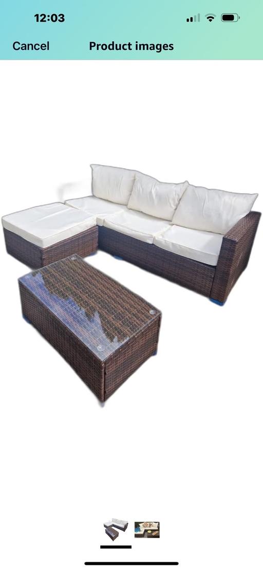 Buy & Sell West Midlands Solihull - Photos for Outdoor Ratten Wicker Furniture, L Shape