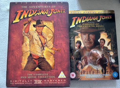 Buy & Sell Shropshire Telford and Wrekin - Photos for 4 x Indiana Jones DVDs