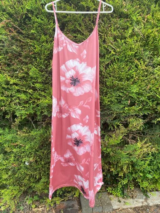 Buy & Sell North Northamptonshire Great Addington - North Northamptonshire - Photos for Pretty Floral Pink Summer Dress Size 4XL