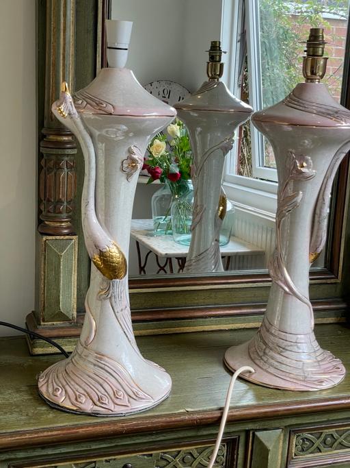 Buy & Sell Cheshire East Over Alderley - Cheshire East - Photos for 2 X Stunning Rare Vintage Lustreware lamps