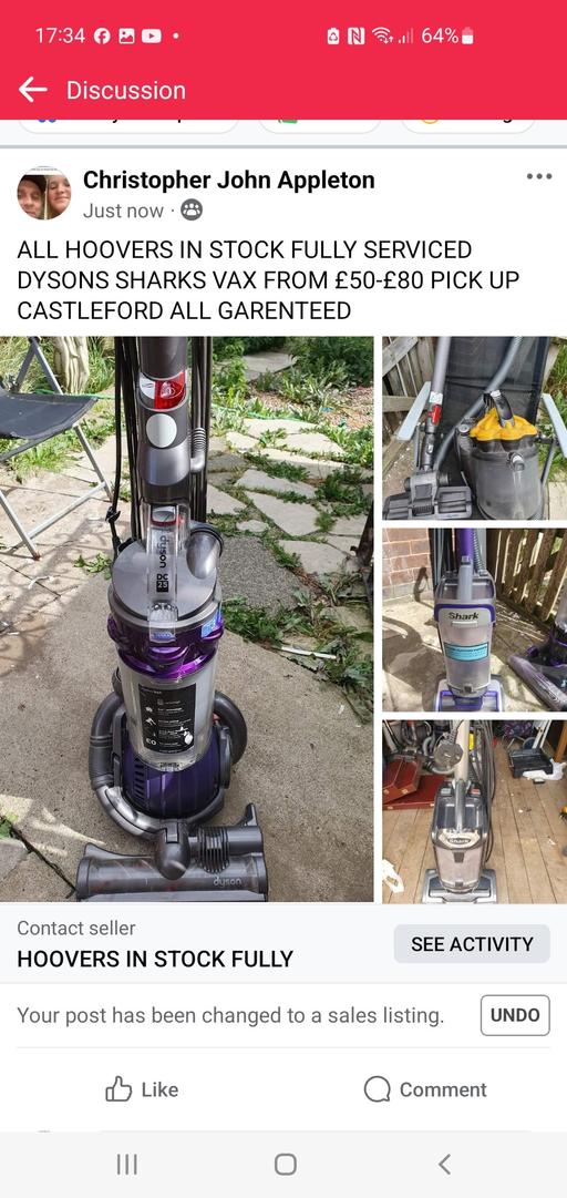 Buy & Sell West Yorkshire Wakefield - Photos for all hoovers in stock dysons vax