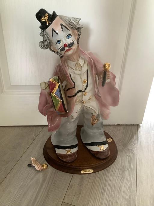 Buy & Sell Essex Basildon - Photos for CEVIK Clown CAPODIMONTE HUGE! 49cm