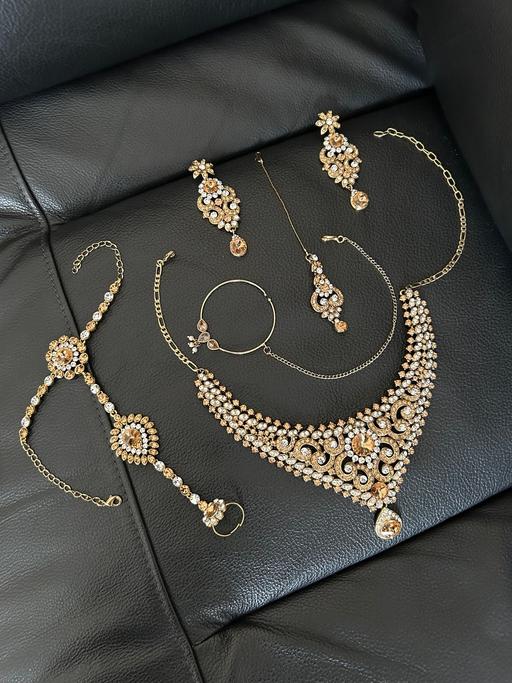 Buy & Sell East London Manor Park - East London - Photos for 5pc Asian Bridal Diamanté Jewellery Set