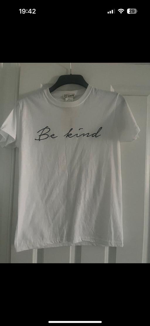 Buy & Sell Gloucestershire South Gloucestershire - Photos for Womens white be kind T-shirt size small