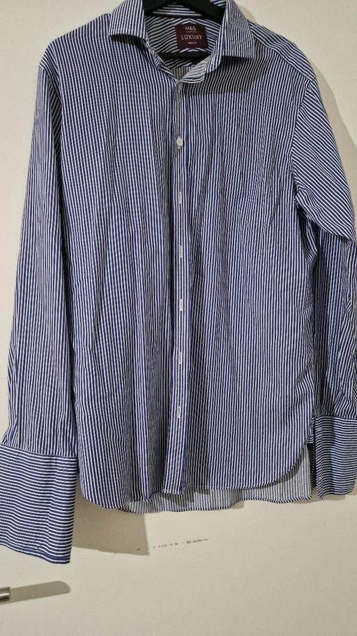 Buy & Sell Central London Aldgate - Central London - Photos for M&S pre-loved Striped shirt.