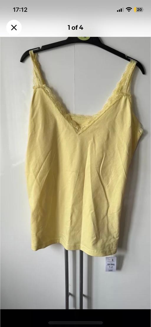 Buy & Sell West Yorkshire Leeds - Photos for Nutmeg Yellow Vest Top Size 12