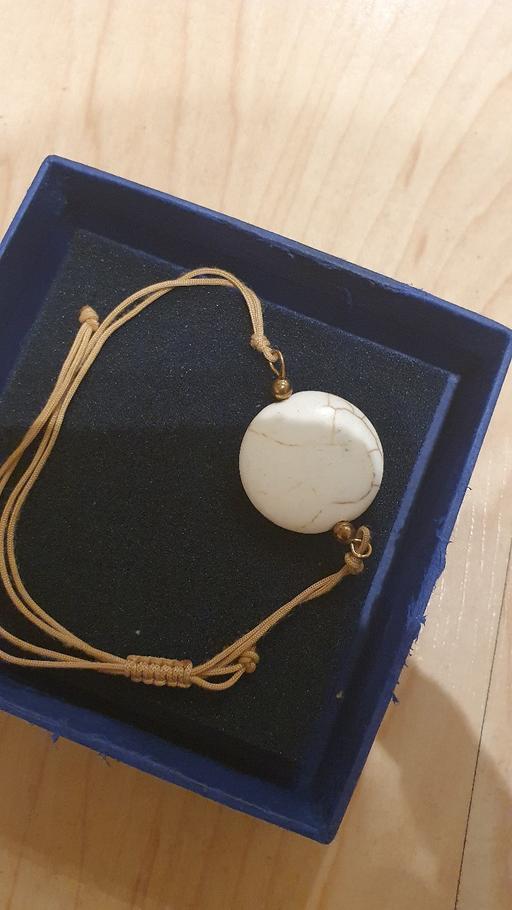 Buy & Sell South West London West Brompton - South West London - Photos for Natural Stone Bracelet White Colour Adjustabl