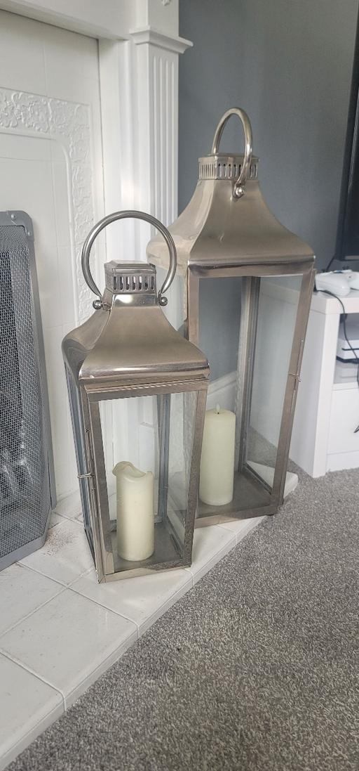 Buy & Sell Greater Manchester Bolton - Photos for silver lanterns set