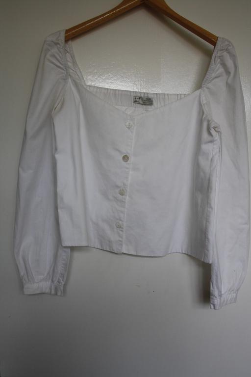 Buy & Sell North West London Chalk Farm - North West London - Photos for Zara size M white cotton summer top