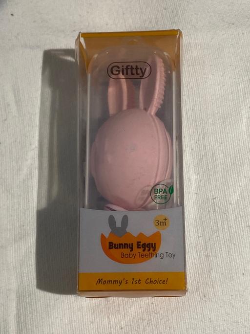 Buy & Sell Shropshire Telford and Wrekin - Photos for Egg shaped bunny Teether pink