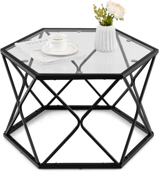 Buy & Sell West Midlands Birmingham - Photos for Hexagonal Coffee Tables with Glass Top