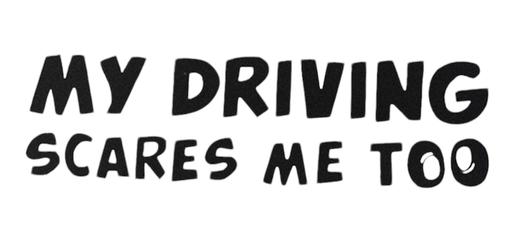 Vehicles Nottinghamshire Broxtowe - Photos for car styling vinyl sticker my driving scares m