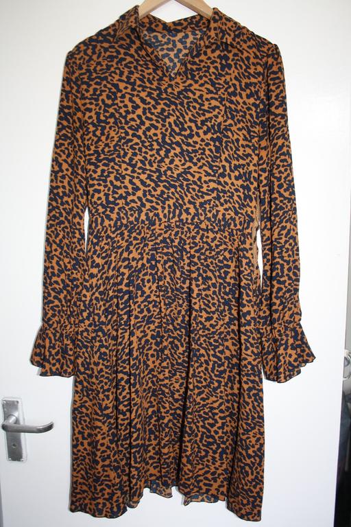 Buy & Sell North West London Chalk Farm - North West London - Photos for Jigsaw size 10 brown & navy dress