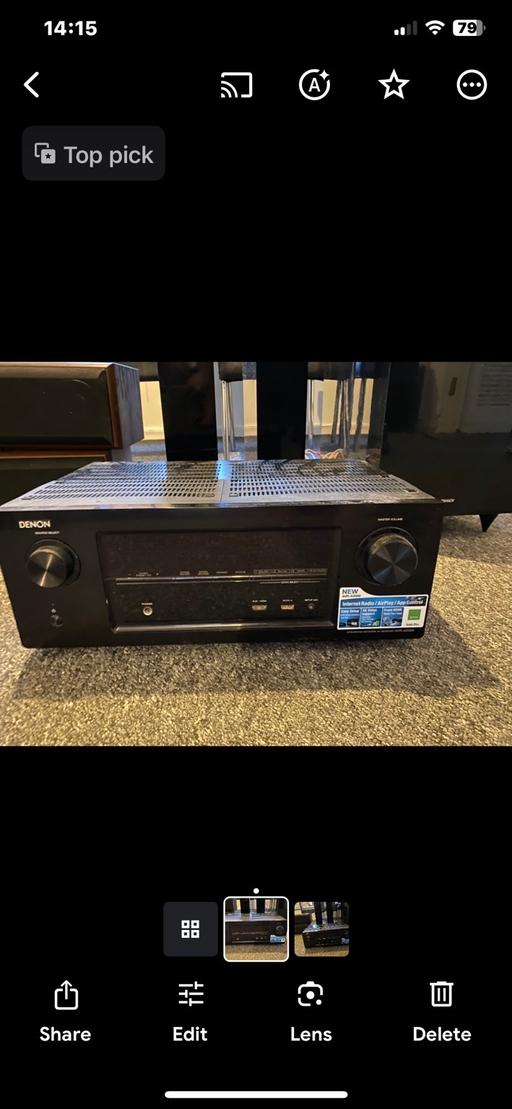 Buy & Sell South West London Richmond upon Thames - Photos for Denon X2000 7.2 Integrated AVR with Spearkers